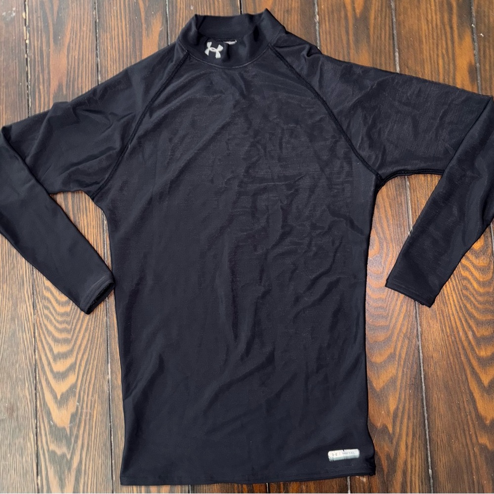Under Armour Black Rash Guard Swim Shirt